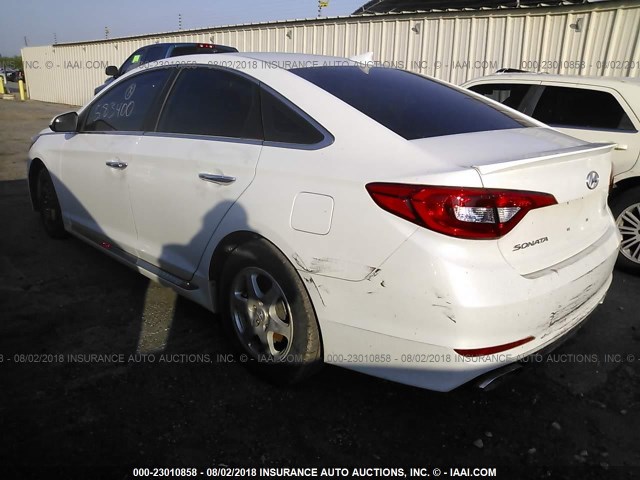 5NPE34AF5HH583400 - 2017 HYUNDAI SONATA SPORT/LIMITED WHITE photo 3