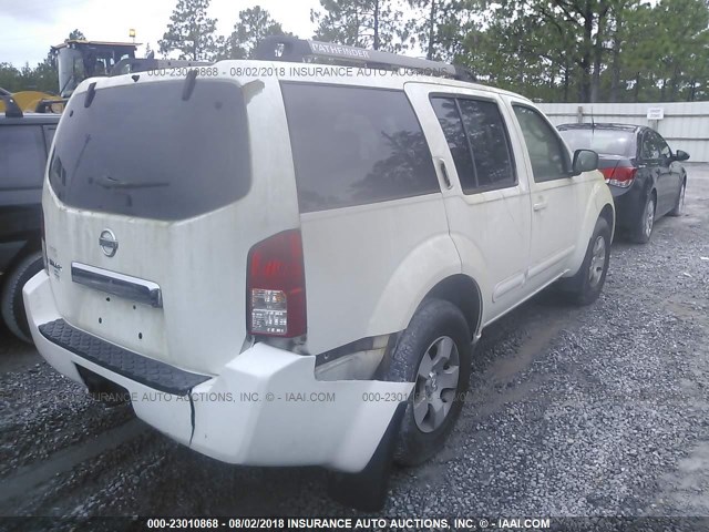 5N1AR18U95C773221 - 2005 NISSAN PATHFINDER LE/SE/XE 白色 照片 6