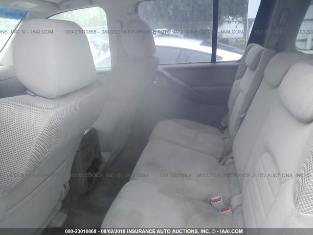 5N1AR18U95C773221 - 2005 NISSAN PATHFINDER LE/SE/XE 白色 照片 8
