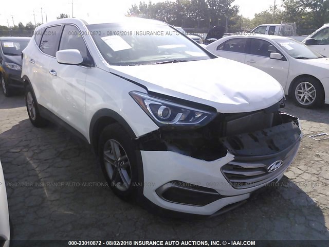 5XYZT3LB8JG530922 - 2018 HYUNDAI SANTA FE SPORT  WHITE photo 1