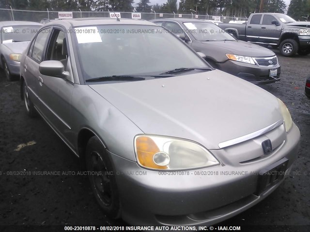 JHMES96693S032372 - 2003 HONDA CIVIC HYBRID GOLD photo 1