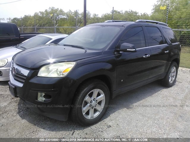 5GZER23798J148281 - 2008 SATURN OUTLOOK XR შავი ფოტო 2