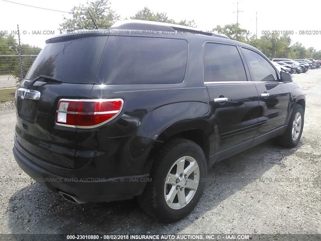 5GZER23798J148281 - 2008 SATURN OUTLOOK XR შავი ფოტო 4