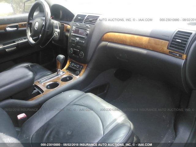 5GZER23798J148281 - 2008 SATURN OUTLOOK XR შავი ფოტო 5