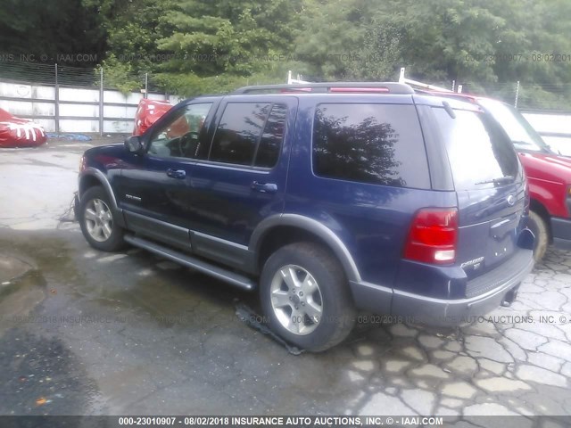 1FMDU73K54UA30763 - 2004 FORD EXPLORER XLT/XLT SPORT/NBX BLUE photo 3