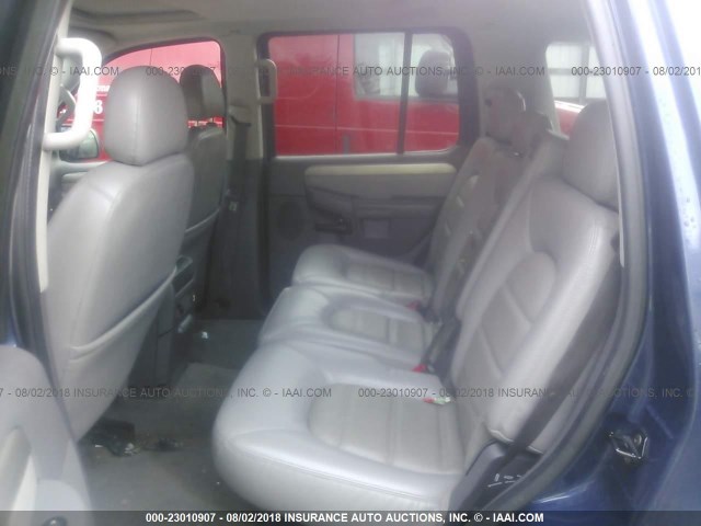 1FMDU73K54UA30763 - 2004 FORD EXPLORER XLT/XLT SPORT/NBX BLUE photo 8
