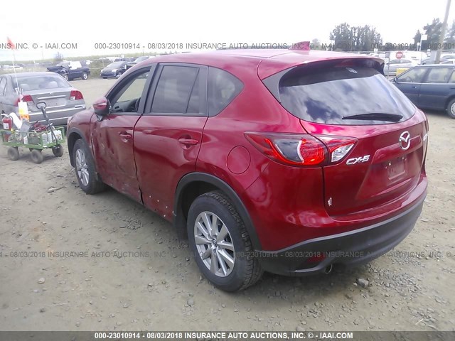 JM3KE2CY2F0485152 - 2015 MAZDA CX-5 TOURING RED photo 3