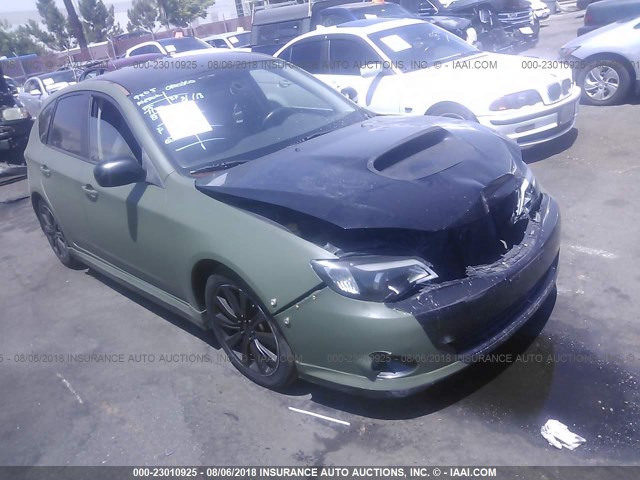 JF1GH75618H803366 - 2008 SUBARU IMPREZA WRX PREMIUM GREEN photo 1