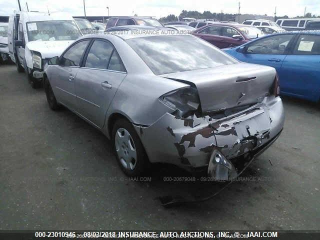 1G2ZG578X64129025 - 2006 PONTIAC G6 SE1 GRAY photo 3