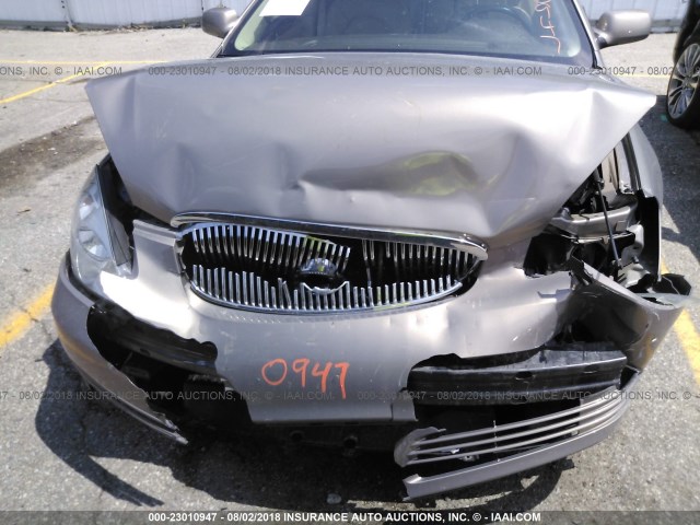 1G4HR57YX7U110165 - 2007 BUICK LUCERNE CXL TAN photo 6