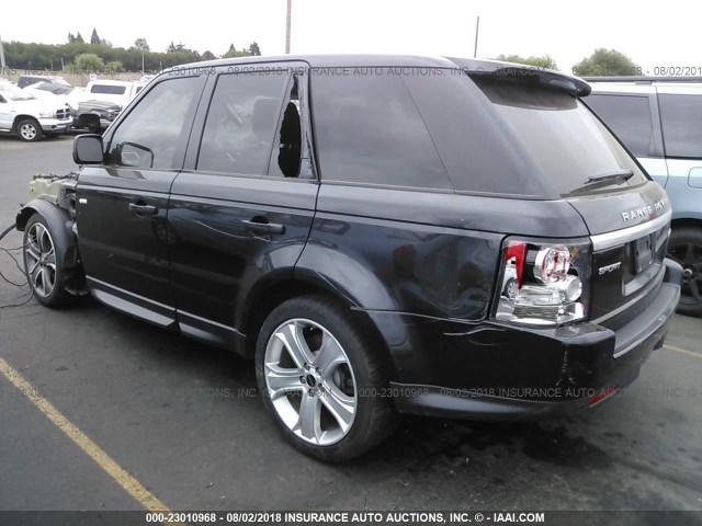 SALSK2D41CA718630 - 2012 LAND ROVER RANGE ROVER SPORT LUX BLACK photo 3