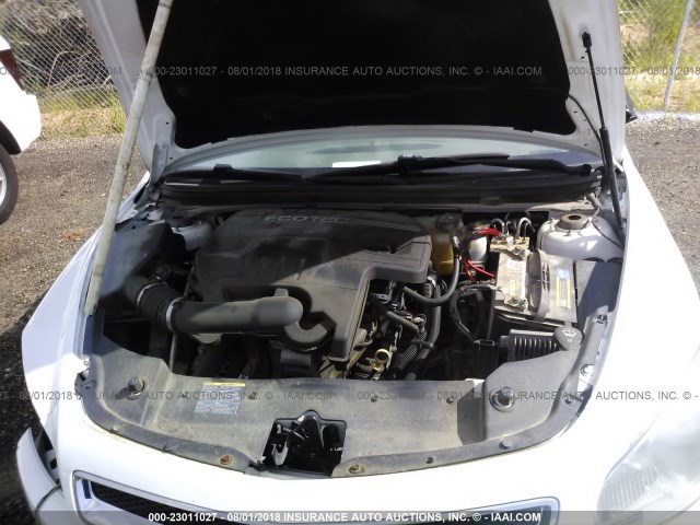 1G1ZG57B99F167046 - 2009 CHEVROLET MALIBU LS WHITE photo 10