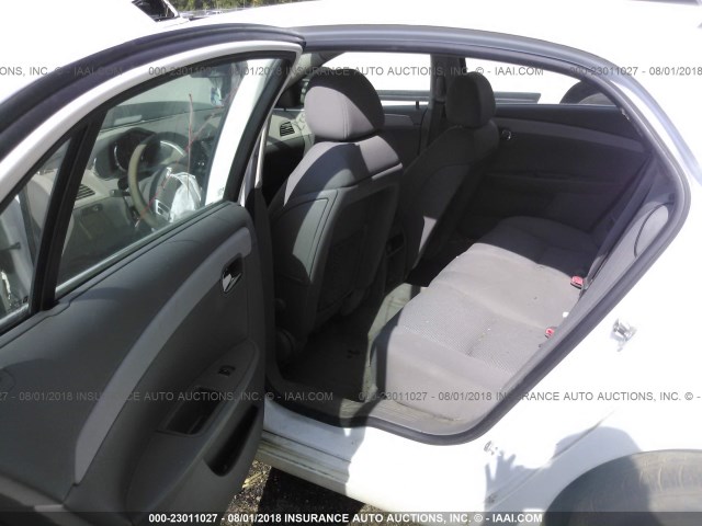 1G1ZG57B99F167046 - 2009 CHEVROLET MALIBU LS WHITE photo 8