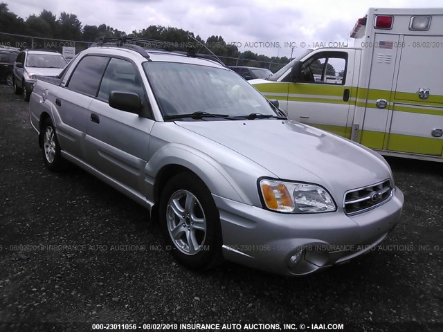 4S4BT62C537111600 - 2003 SUBARU BAJA SPORT SILVER photo 1