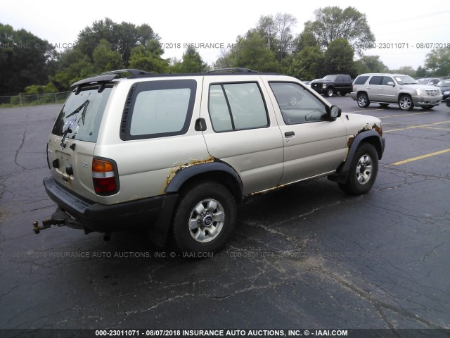 JN8AR05Y7XW311560 - 1999 NISSAN PATHFINDER LE/SE/XE GOLD photo 4