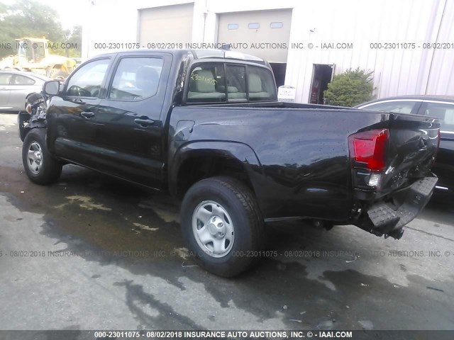 5TFCZ5AN9JX123895 - 2018 TOYOTA TACOMA DBL CAB/SR/TRDSPT/OR/PRO შავი ფოტო 3