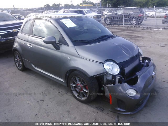 3C3CFFFH0DT753214 - 2013 FIAT 500 ABARTH GRAY photo 1