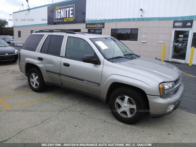 1GNDT13S022101081 - 2002 CHEVROLET TRAILBLAZER  SILVER photo 1