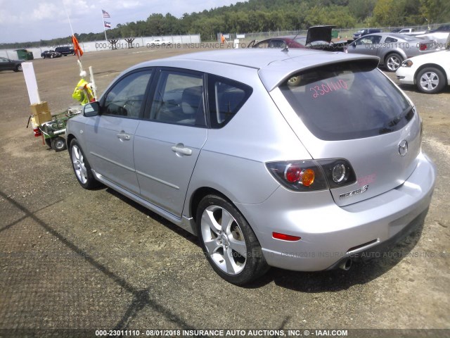 JM1BK343041101970 - 2004 MAZDA 3 HATCHBACK SILVER photo 3