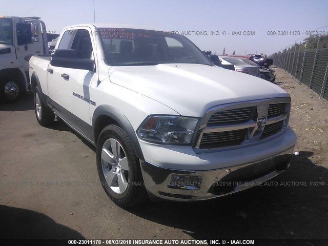 1D7RB1GT2BS570294 - 2011 DODGE RAM 1500 WHITE photo 1