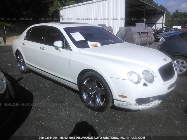 SCBBR93W57C041027 - 2007 BENTLEY CONTINENTAL FLYING SPUR WHITE photo 1