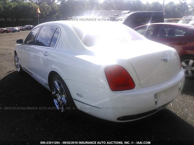 SCBBR93W57C041027 - 2007 BENTLEY CONTINENTAL FLYING SPUR WHITE photo 3