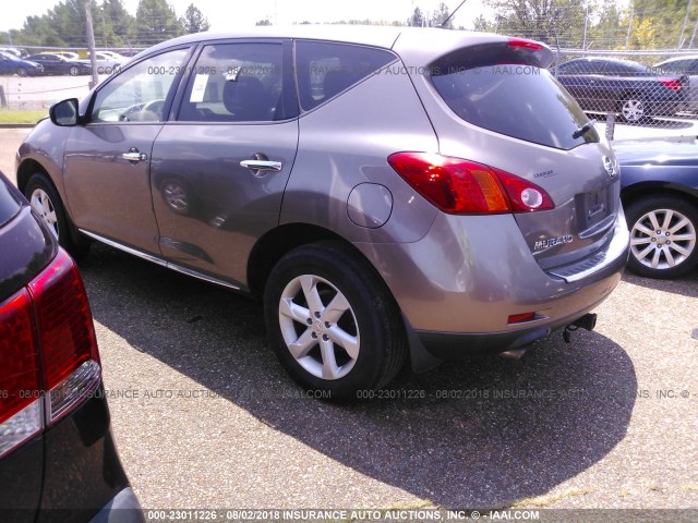 JN8AZ1MU7AW018804 - 2010 NISSAN MURANO S/SL/LE Pewter photo 3