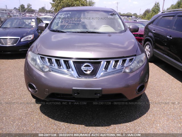 JN8AZ1MU7AW018804 - 2010 NISSAN MURANO S/SL/LE Pewter photo 6