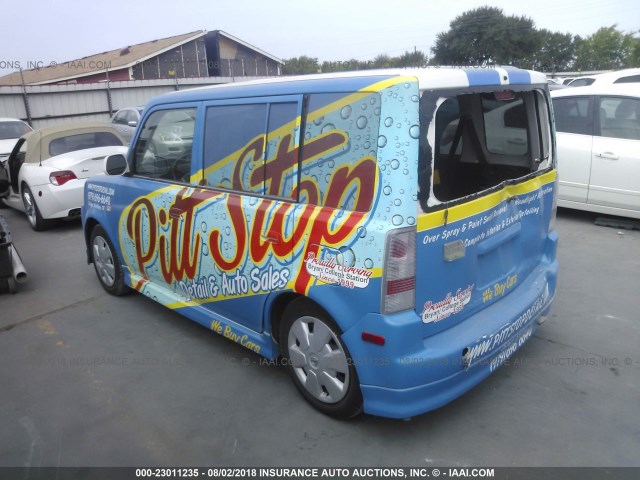 JTLKT324964035952 - 2006 TOYOTA SCION XB Mavi foto 3