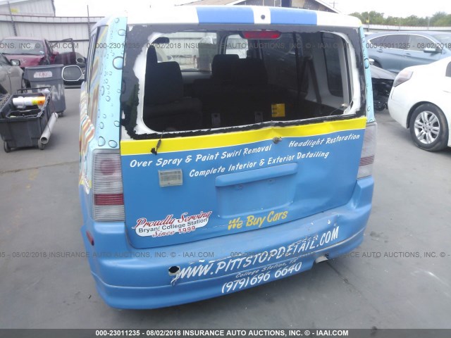 JTLKT324964035952 - 2006 TOYOTA SCION XB Mavi foto 6