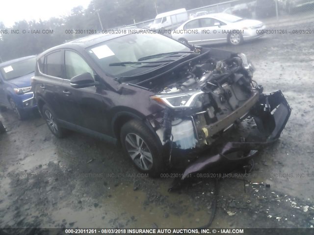 2T3RFREV7JW704529 - 2018 TOYOTA RAV4 ADVENTURE/XLE 紫色 照片 1