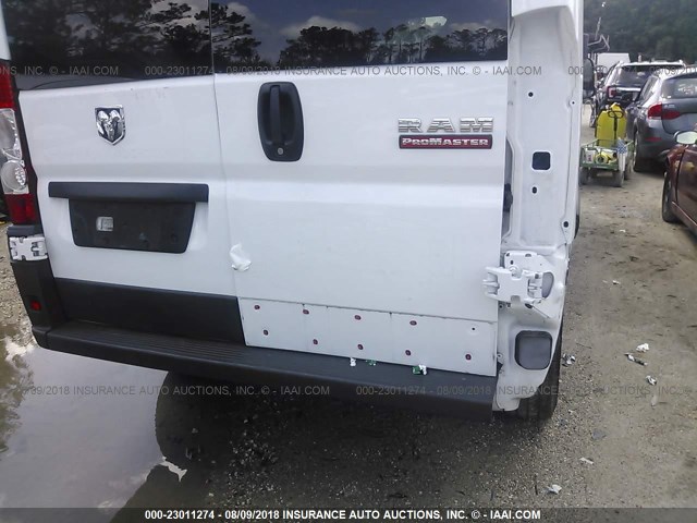 3C6TRVAGXHE531339 - 2017 RAM PROMASTER 1500 1500 STANDARD WHITE photo 6