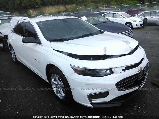 1G1ZC5ST3HF228000 - 2017 CHEVROLET MALIBU LS WHITE photo 1