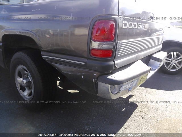 1B7HC13Y0VJ623248 - 1997 DODGE RAM 1500 BROWN photo 6