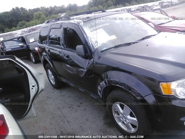 1FMCU9D72BKB62065 - 2011 FORD ESCAPE XLT BLACK photo 6