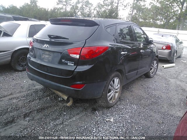 KM8JU3AC8CU467162 - 2012 HYUNDAI TUCSON GLS/LIMITED BLACK photo 4