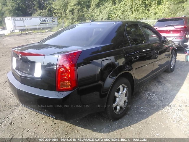 1G6DP577860112750 - 2006 CADILLAC CTS HI FEATURE V6 BLACK photo 4