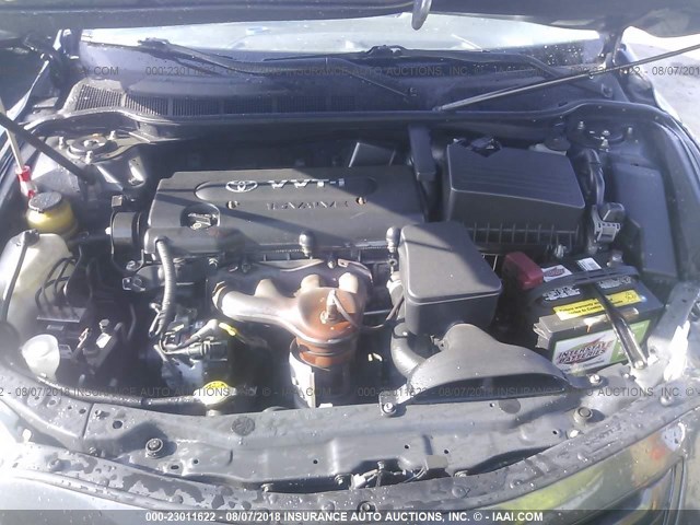 4T1BE46KX7U518867 - 2007 TOYOTA CAMRY NEW GENERAT CE/LE/XLE/SE GRAY photo 10