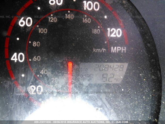 2T1KR32E35C347585 - 2005 TOYOTA COROLLA MATRIX XR BLACK photo 7