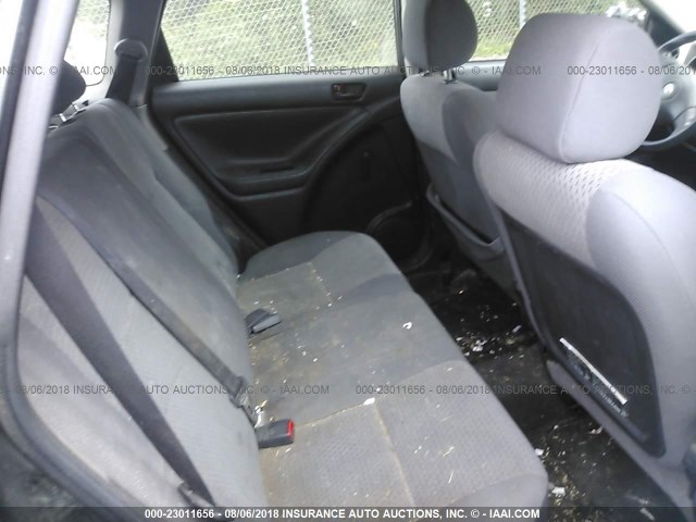 2T1KR32E35C347585 - 2005 TOYOTA COROLLA MATRIX XR BLACK photo 8