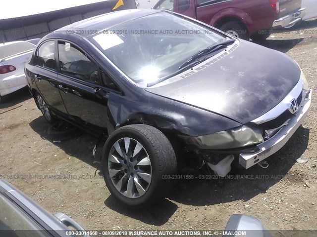 2HGFA16999H509243 - 2009 HONDA CIVIC EXL 黑色 照片 1