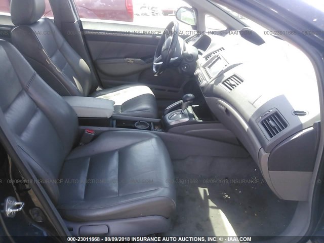 2HGFA16999H509243 - 2009 HONDA CIVIC EXL 黑色 照片 5