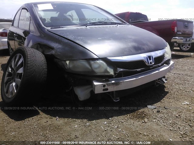 2HGFA16999H509243 - 2009 HONDA CIVIC EXL 黑色 照片 6