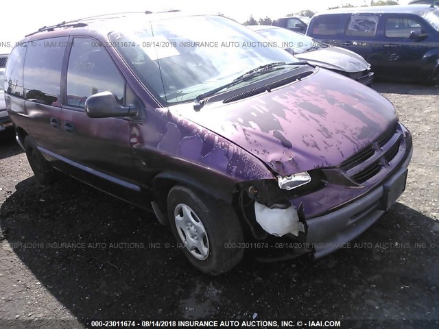 2B4GP25GXXR244294 - 1999 DODGE CARAVAN RED photo 1