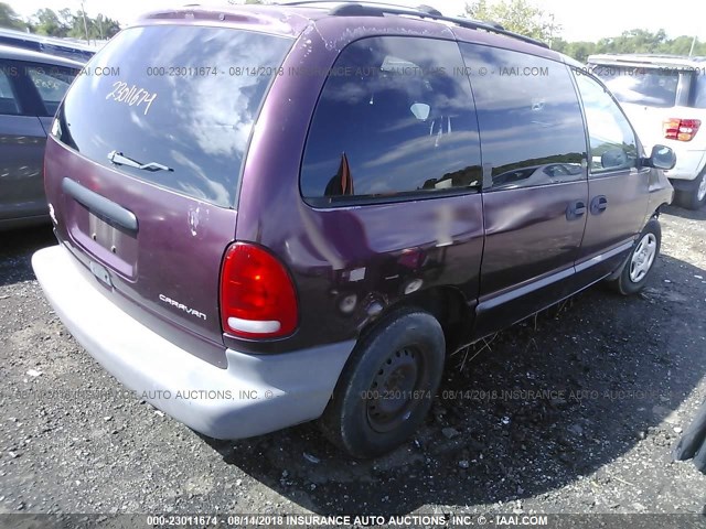 2B4GP25GXXR244294 - 1999 DODGE CARAVAN RED photo 4