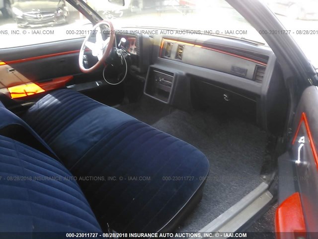 1GCCW80H8DR210377 - 1983 CHEVROLET EL CAMINO BLACK photo 5