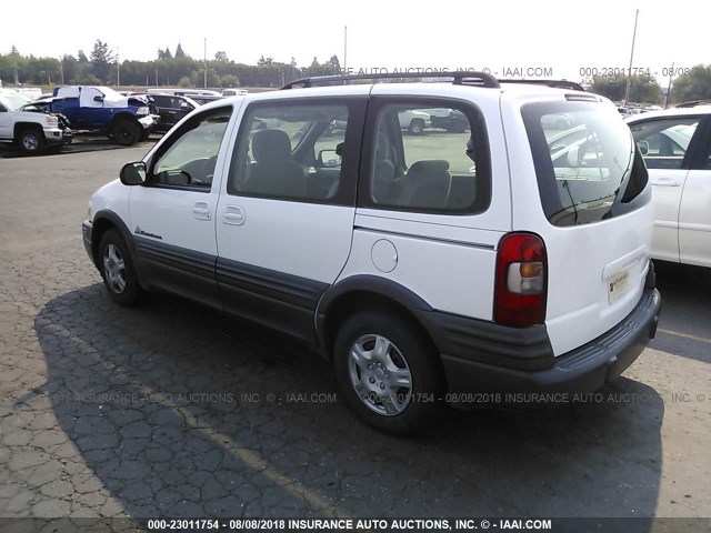 1GMDU03E44D155075 - 2004 PONTIAC MONTANA WHITE photo 3