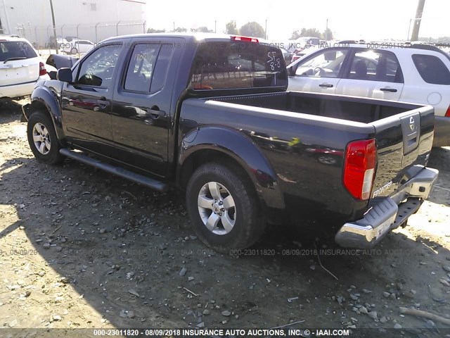 1N6AD0ER7BC413306 - 2011 NISSAN FRONTIER S/SV/SL/PRO-4X BLACK photo 3