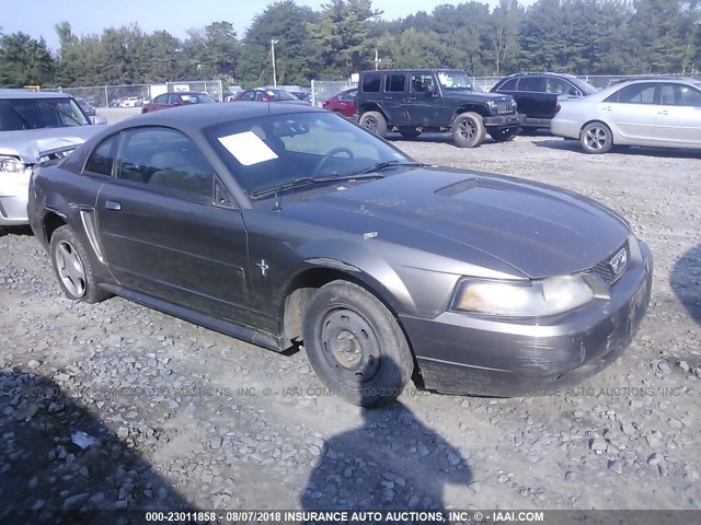 1FAFP40472F171396 - 2002 FORD MUSTANG GRAY photo 1