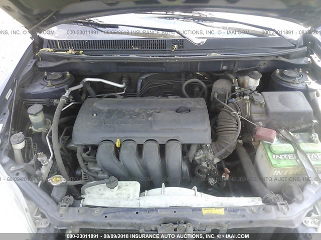 2T1LR32E64C310677 - 2004 TOYOTA COROLLA MATRIX XR BLUE photo 10